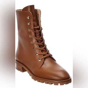 Stuart Weitzman Combat Boot Camel
